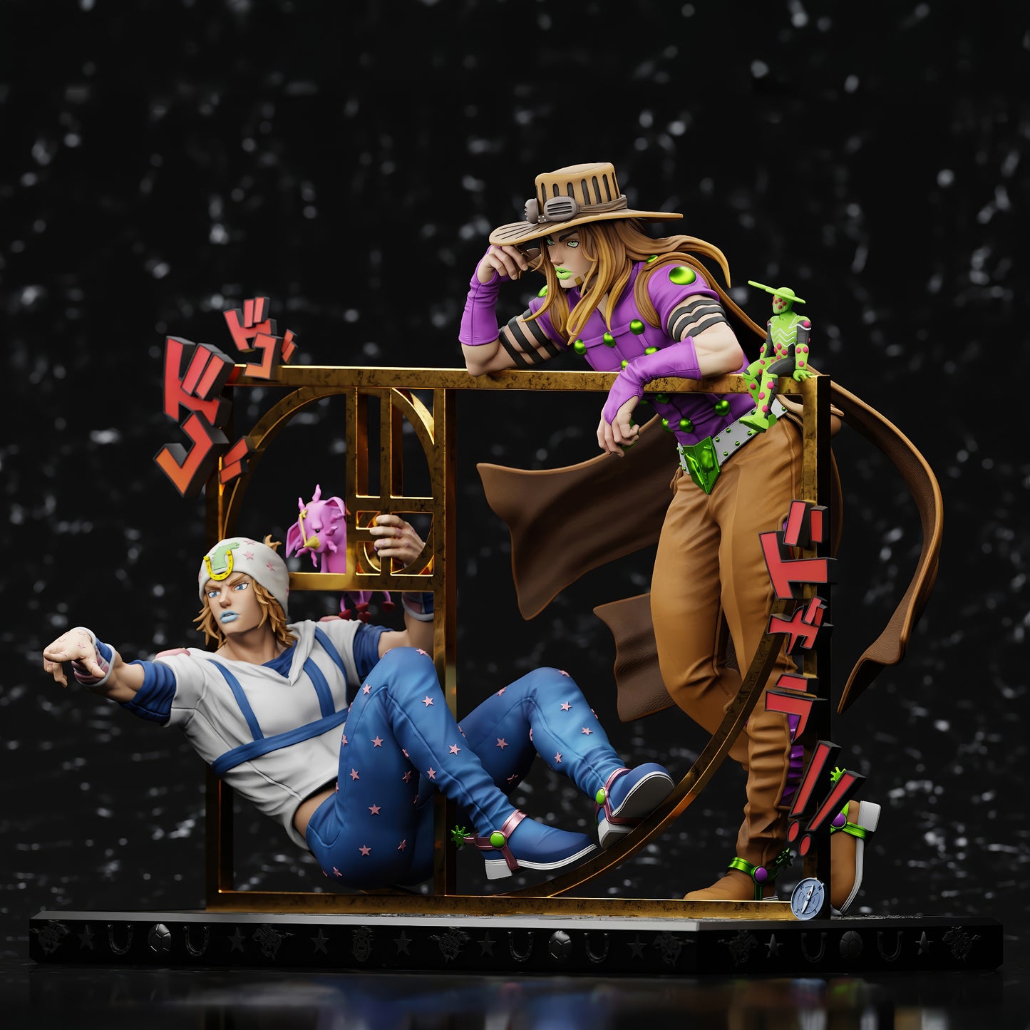 ジョジョの奇妙な冒険 ジャイロ・ツェペリ ジョニィ・ジョースター 1/6スケール 塗装済み完成品フィギュア