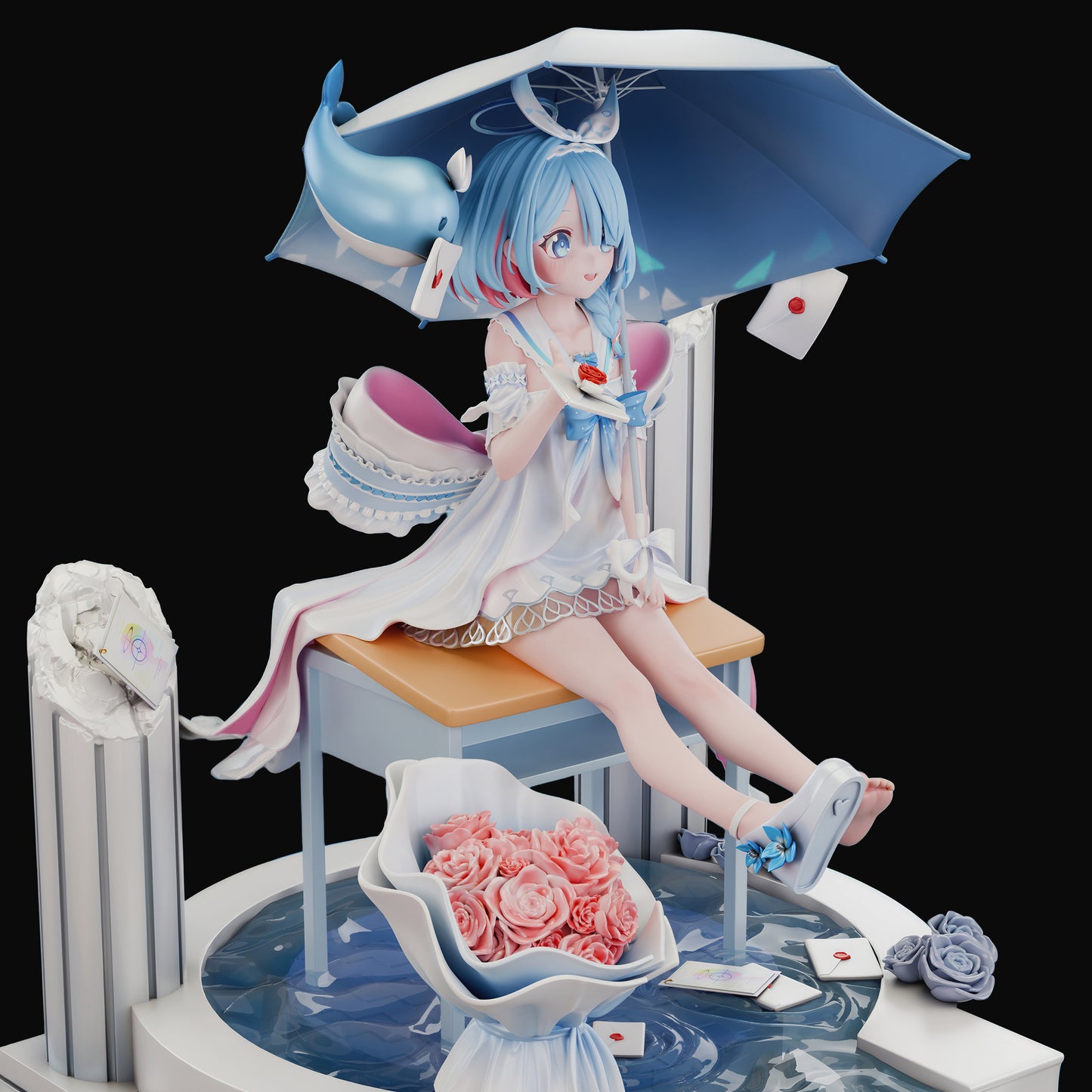 ブルーアーカイブ アロナ 純白 Ver. 1/6スケール 塗装済み完成品フィギュア