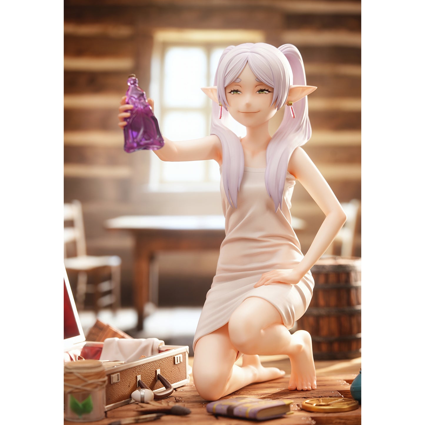 葬送のフリーレン フリーレン 服だけを溶かす薬 Ver. 1/4スケール 塗装済み完成品フィギュア
