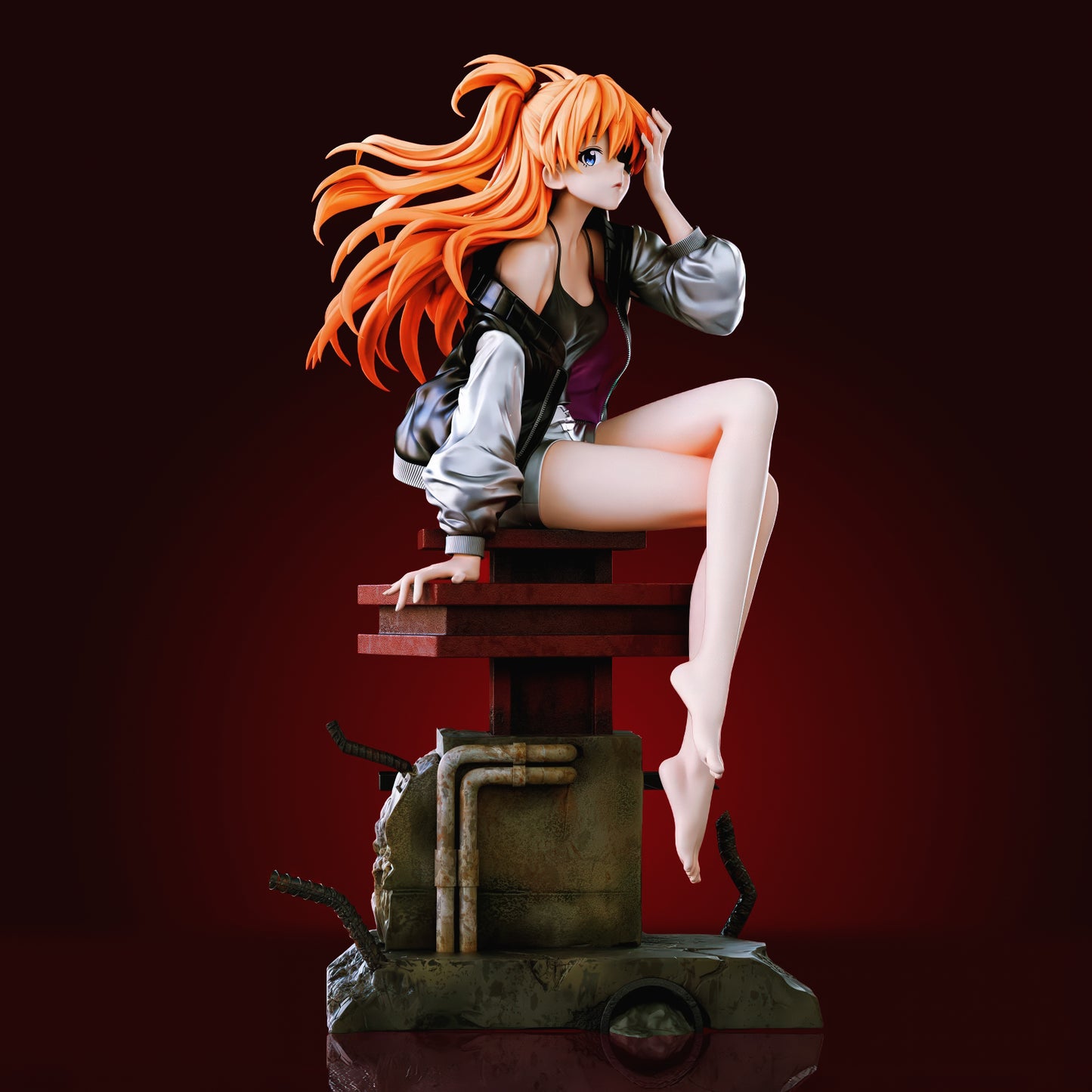 新世紀エヴァンゲリオン 式波・アスカ・ラングレー 1/6スケール 塗装済み完成品フィギュア