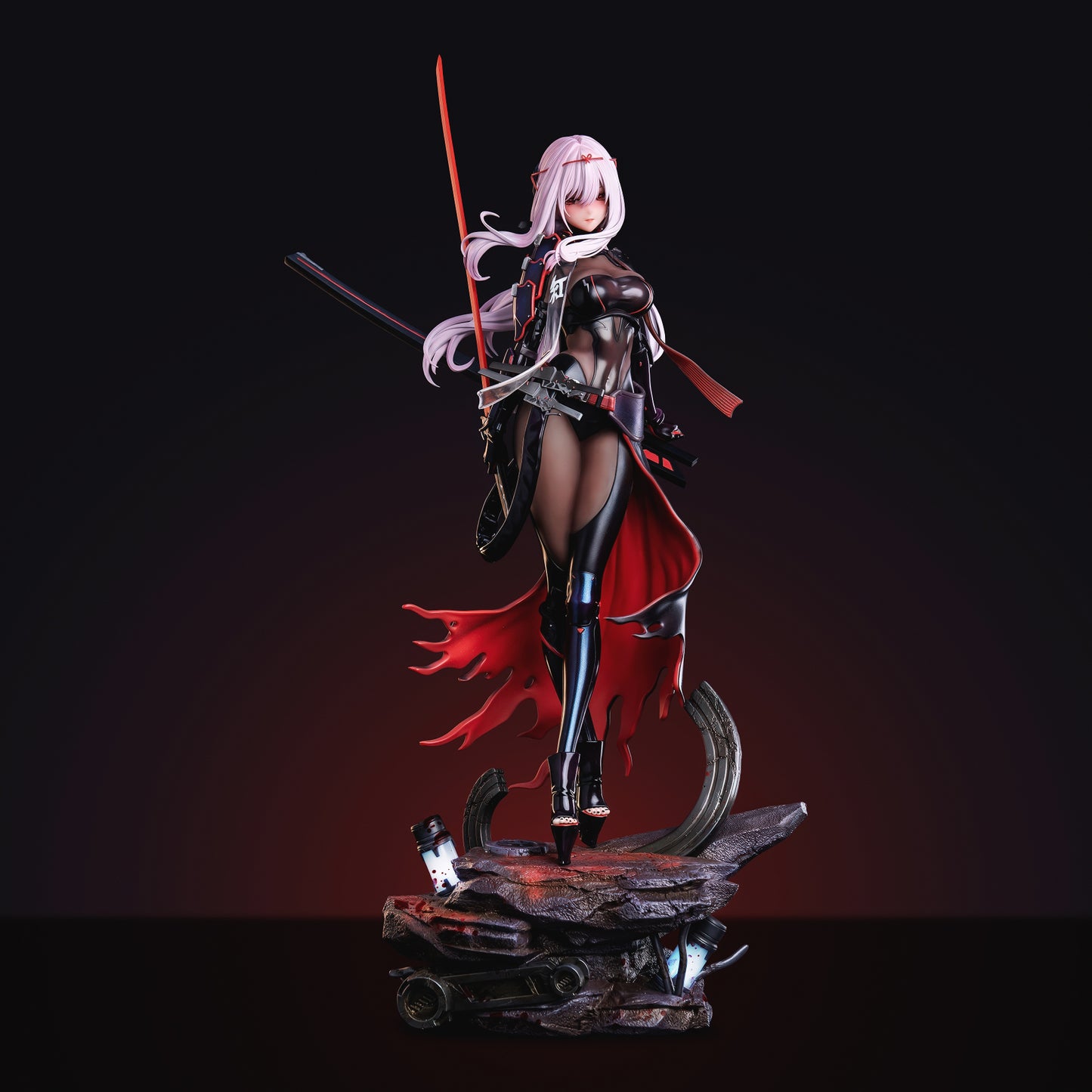 勝利の女神:NIKKE 紅蓮:ブラックシャドウ 1/6スケール 塗装済み完成品フィギュア