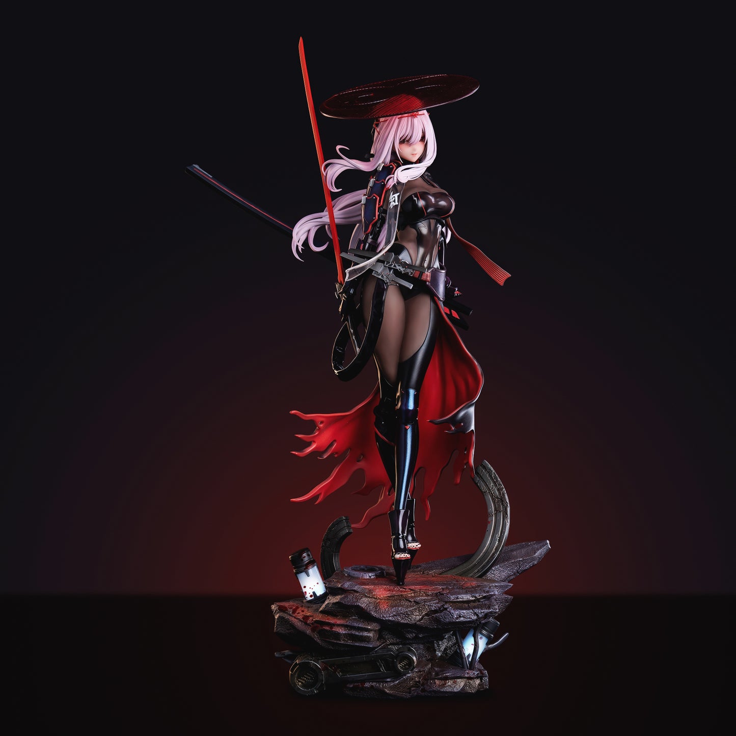 勝利の女神:NIKKE 紅蓮:ブラックシャドウ 1/6スケール 塗装済み完成品フィギュア