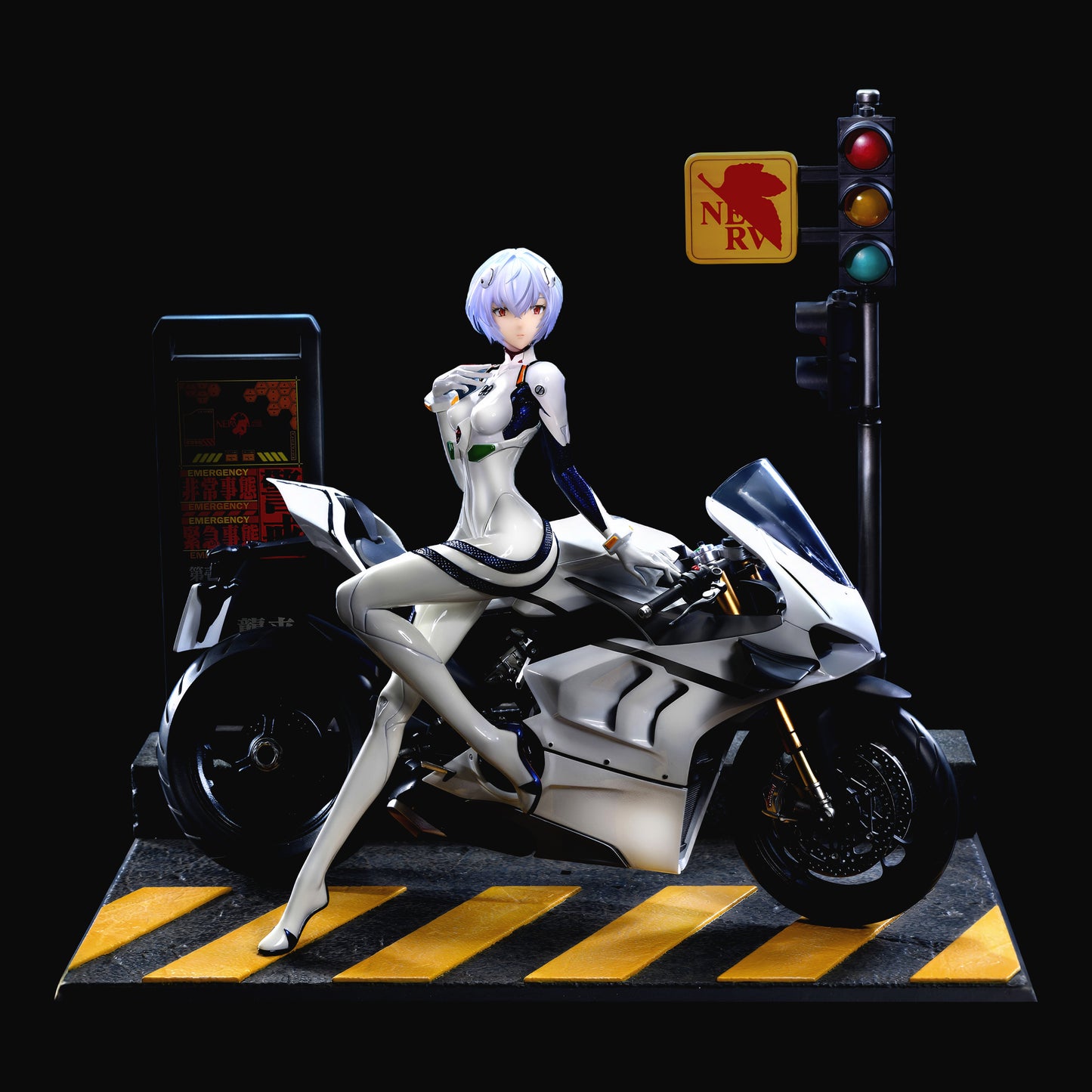 新世紀エヴァンゲリオン 綾波 レイ ドゥカティ・パニガーレV4 Ver. 1/6スケール 塗装済み完成品フィギュア