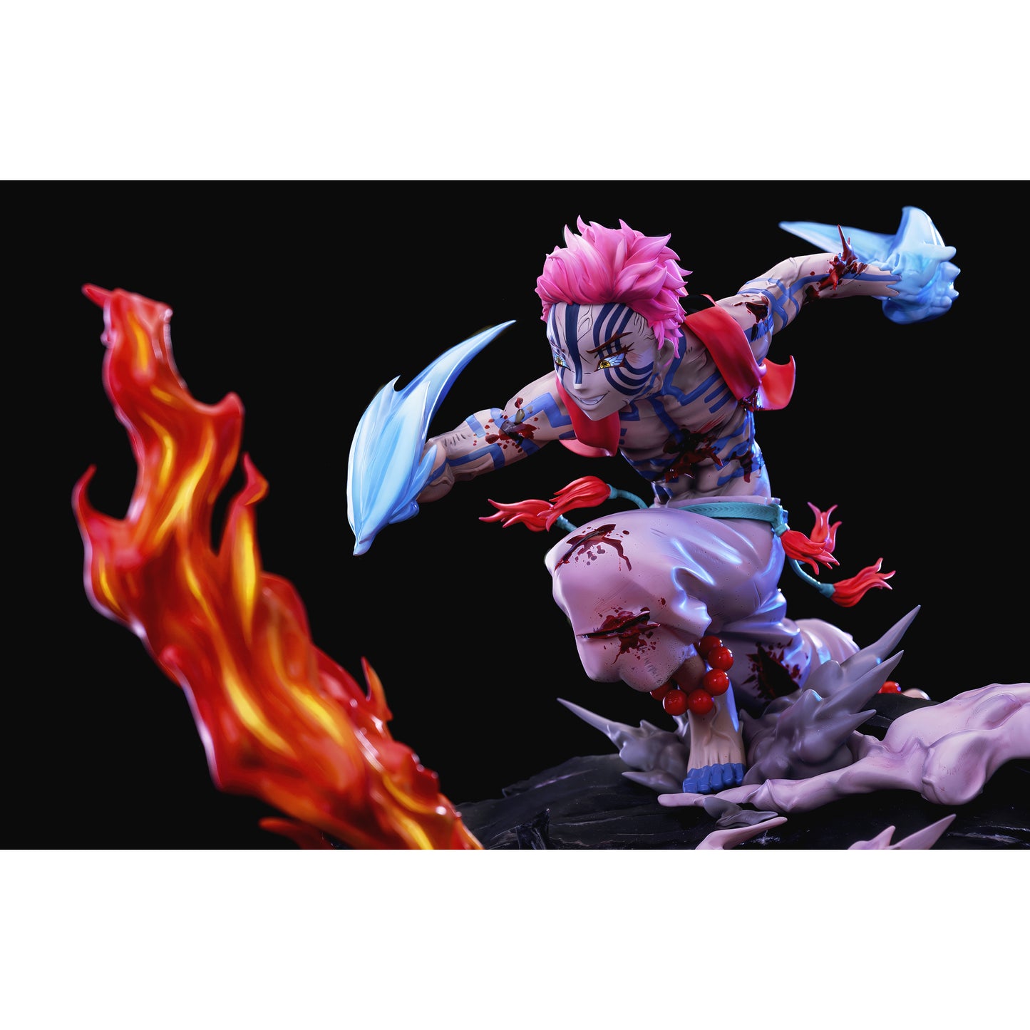 鬼滅の刃 炎柱 煉獄 杏寿郎 上弦の参 猗窩座 1/6スケール 塗装済み完成品フィギュア
