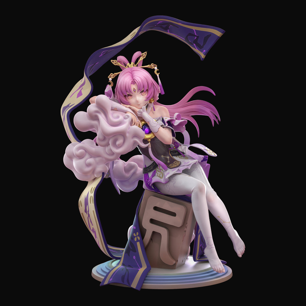 崩壊:スターレイル 符玄 1/6スケール 塗装済み完成品フィギュア – 東方人形