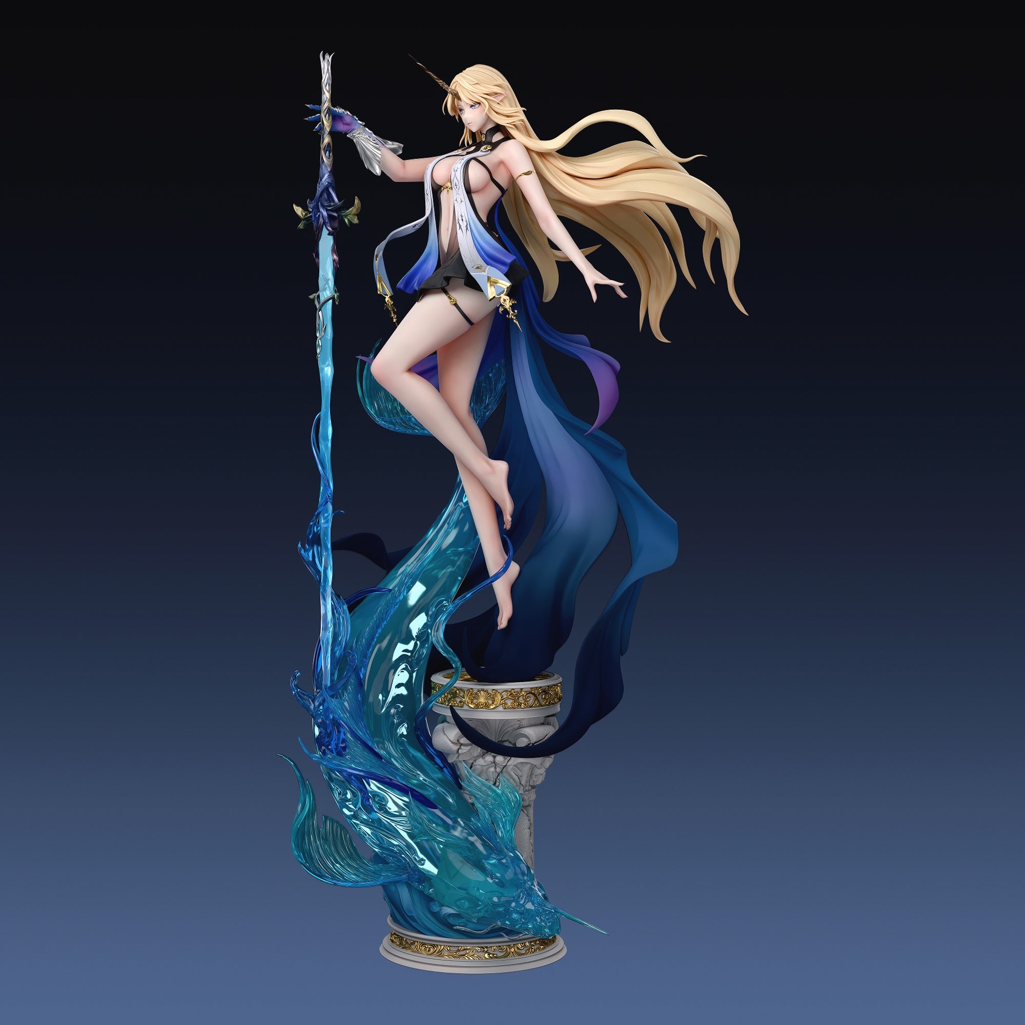 鳴潮 ラグーナ フルールドリス 服ビリ 1/4スケール 塗装済み完成品フィギュア 鳴潮 ラグーナ フルールドリス 1/4スケール 塗装済み完成品