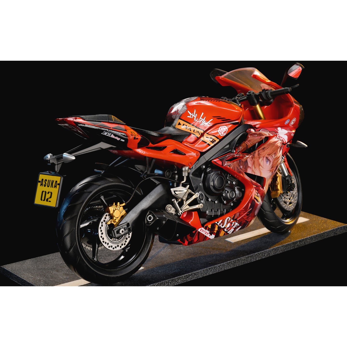 新世紀エヴァンゲリオン 式波・アスカ・ラングレー 痛バイク Ver. 1/6スケール 塗装済み完成品フィギュア