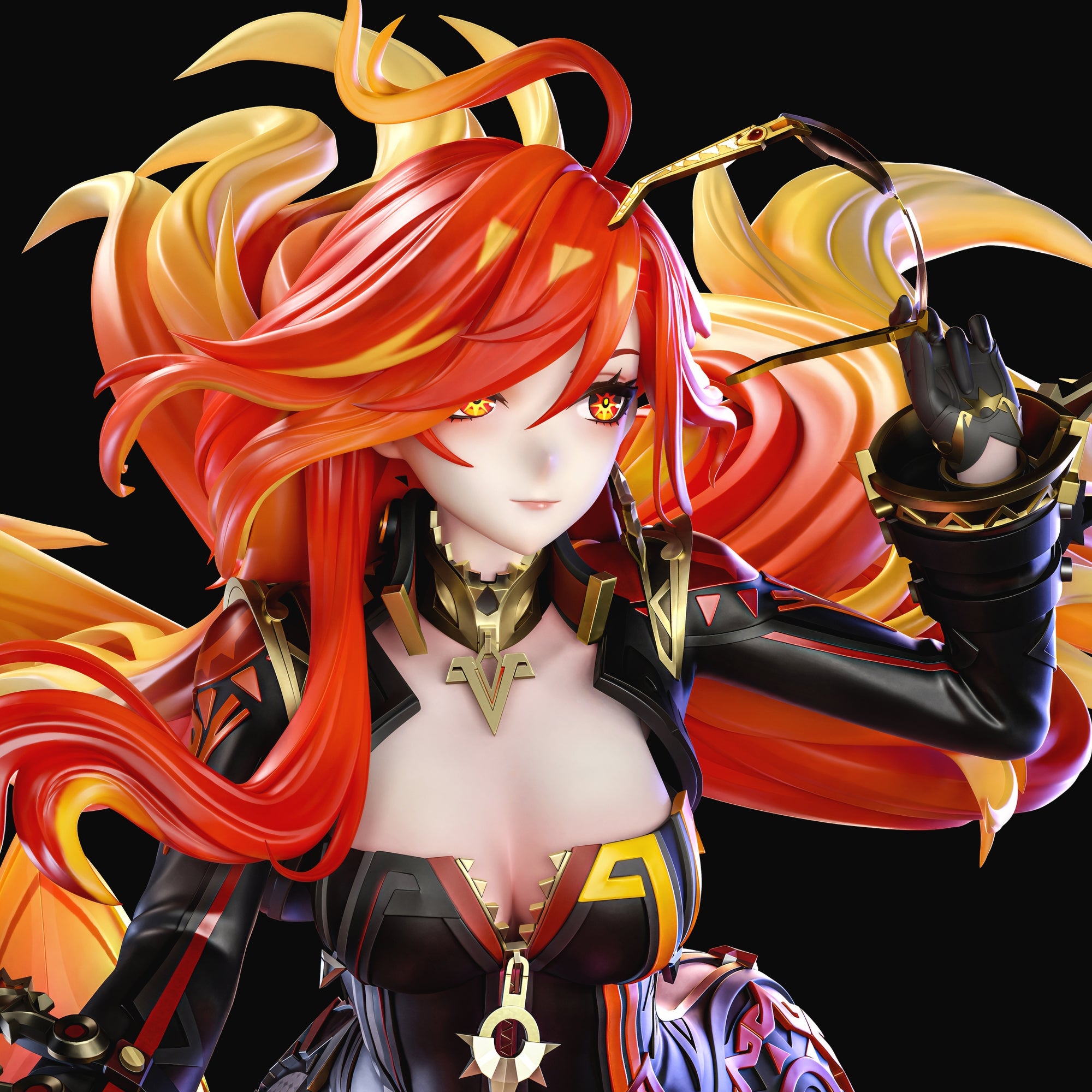 原神 ウィッツトラン マーヴィカ 夜を焼き尽くす炎 Ver. 1/6スケール